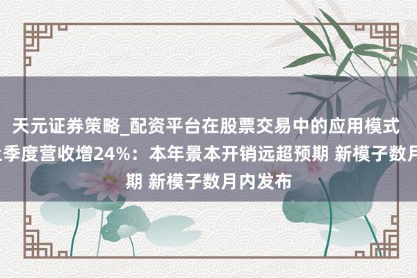 天元证券策略_配资平台在股票交易中的应用模式 Meta上季度营收增24%：本年景本开销远超预期 新模子数月内发布